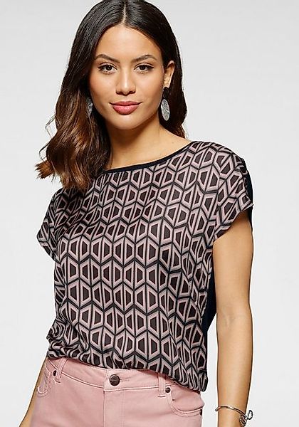 Laura Scott Shirtbluse aus glänzendem Satin günstig online kaufen