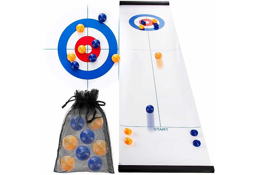 Goods+Gadgets Spieltisch Curling Table-top Spiel-Set, (Brettspiel), Eisstoc günstig online kaufen