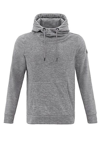 RedBridge Hoodie Hoodie mit Kängurutasche Grau XL hoher Kragen günstig online kaufen