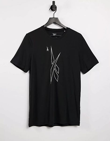 Reebok – Vector – T-Shirt in Schwarz mit Grafik günstig online kaufen