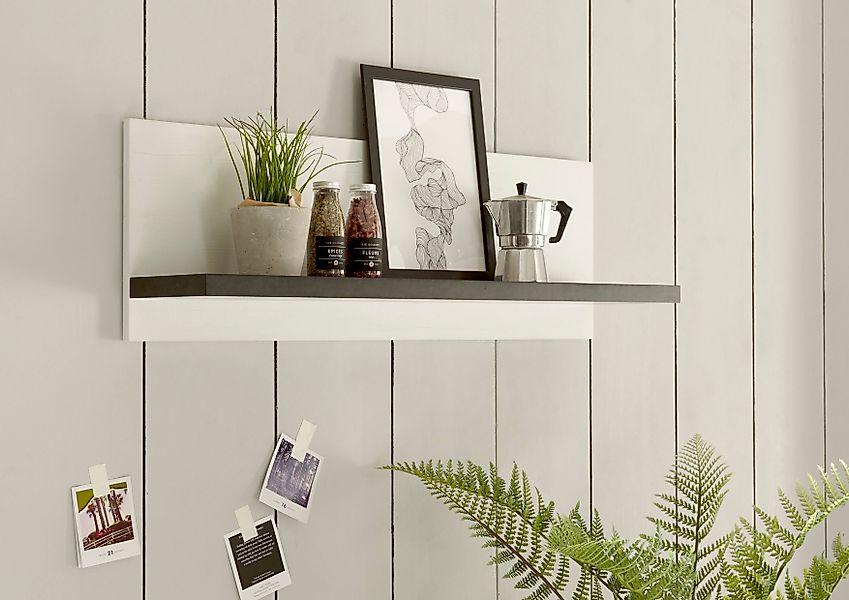 Home affaire Wandregal "Sherwood", Breite 90 cm, in modernem Holz Dekor, 28 günstig online kaufen