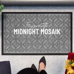 Wecon home Fußmatte "Midnight Mosaic" rechteckig 4 mm Höhe pflegeleicht, ru günstig online kaufen