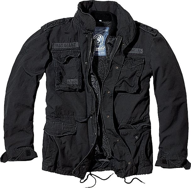 Brandit Parka Warme Winter Jacke Parka Feldjacke M65 teddyfell GIANT Baumwo günstig online kaufen
