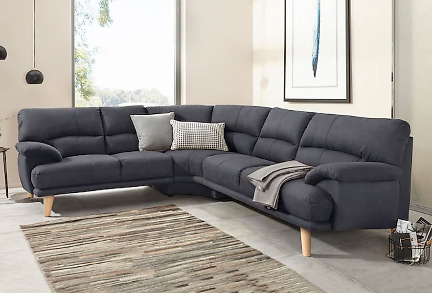 TRENDMANUFAKTUR Polsterecke »Cecilia, italienisches Designsprache, modern u günstig online kaufen