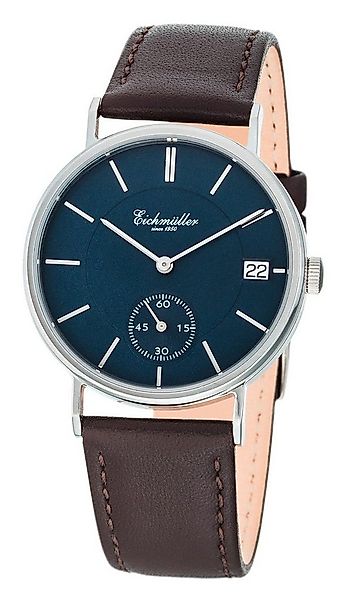 Eichmüller Quarzuhr elegante Herren-Armbanduhr, blaues Zifferblatt, 3037-02 günstig online kaufen