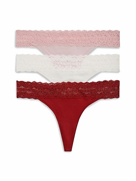 Tommy Hilfiger Underwear Tanga 3 Stk. Körpernahe Passform mit elastischem S günstig online kaufen