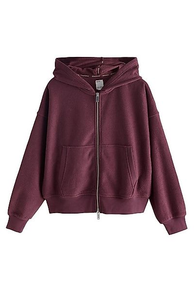 Next Kapuzenpullover Frottee-Hoodie mit durchgehendem Reißverschluss (1-tlg günstig online kaufen