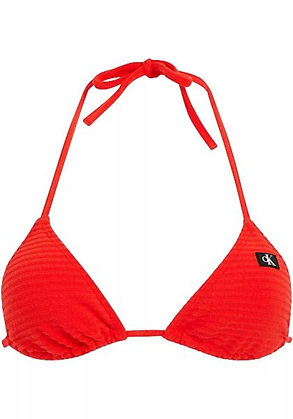 Calvin Klein Swimwear Triangel-Bikini-Top "TRIANGLE-RP", mit gerippter Stru günstig online kaufen