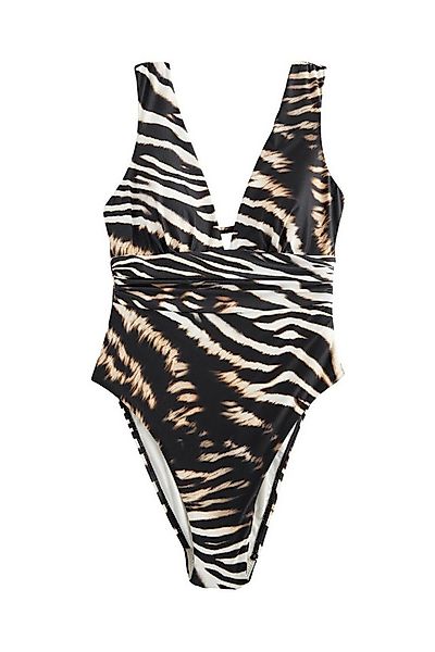 Next Badeanzug Tief ausgeschnittener, bauchformender Badeanzug (1-St) günstig online kaufen