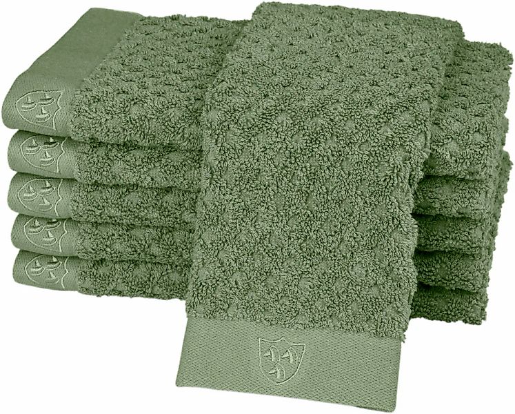 ROSS Gästehandtücher "Harmony" 100 % Baumwolle, Hoch Tief Struktur, viele F günstig online kaufen