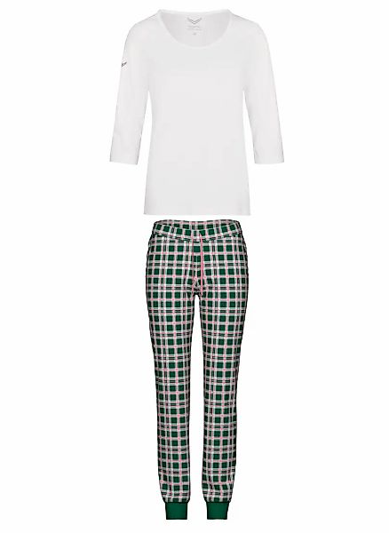 Trigema Schlafanzug "TRIGEMA Pyjama im Karo Style" 1 Stk. tlg. günstig online kaufen
