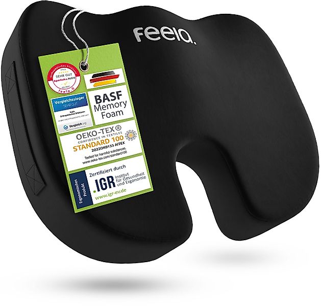 feela Sitzkissen Orthopädisches Kissen – Ergonomisch, 3 Härtegrade bei Rück günstig online kaufen