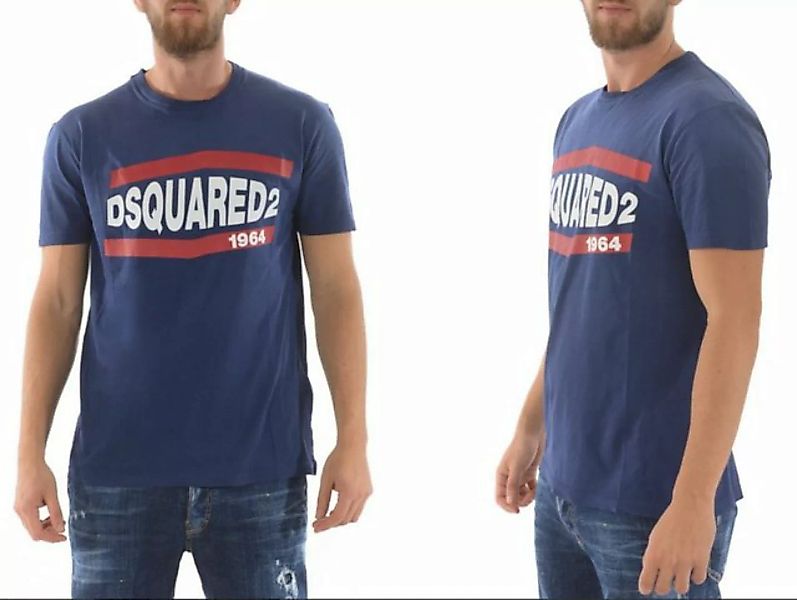 Dsquared2 T-Shirt Dsquared2 Jeans 1964 Cool Fit Faded Blue T-Shirt Lounge T günstig online kaufen