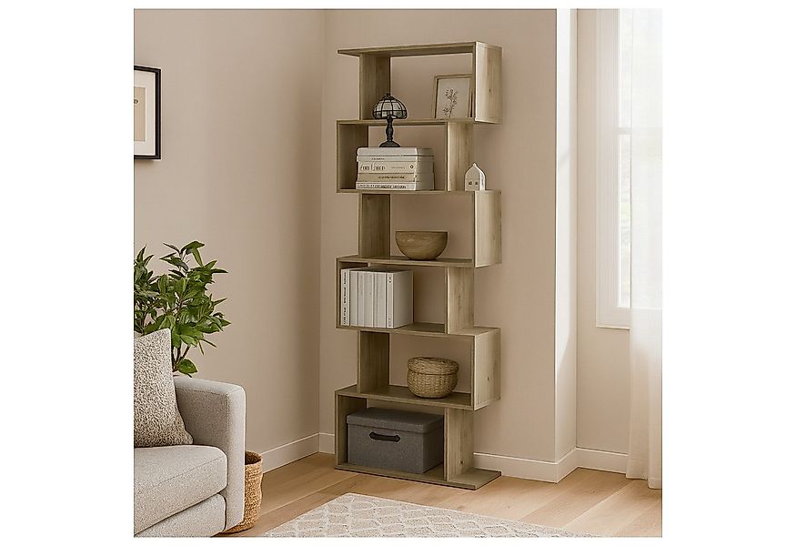 HTI-Living Bücherregal Regal 70x189 Thekla Artisaneiche, Stück 1-tlg., Stan günstig online kaufen