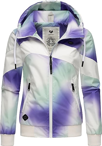Ragwear Funktionsjacke "Nuggie Block Ombre Intl.", mit Kapuze, Übergangsjac günstig online kaufen