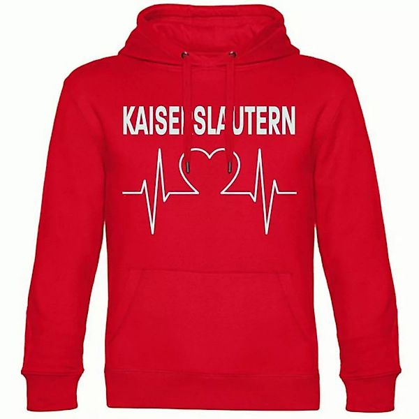 multifanshop Kapuzensweatshirt Kaiserslautern - Herzschlag - Hoodie günstig online kaufen