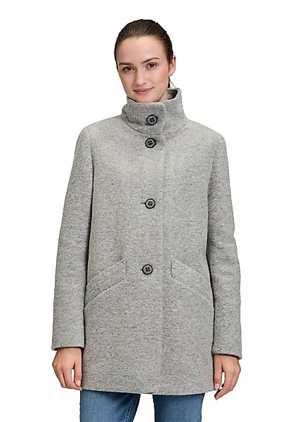 Amber & June Kurzjacke "Damen Kurzmantel mit Stehkragen" günstig online kaufen