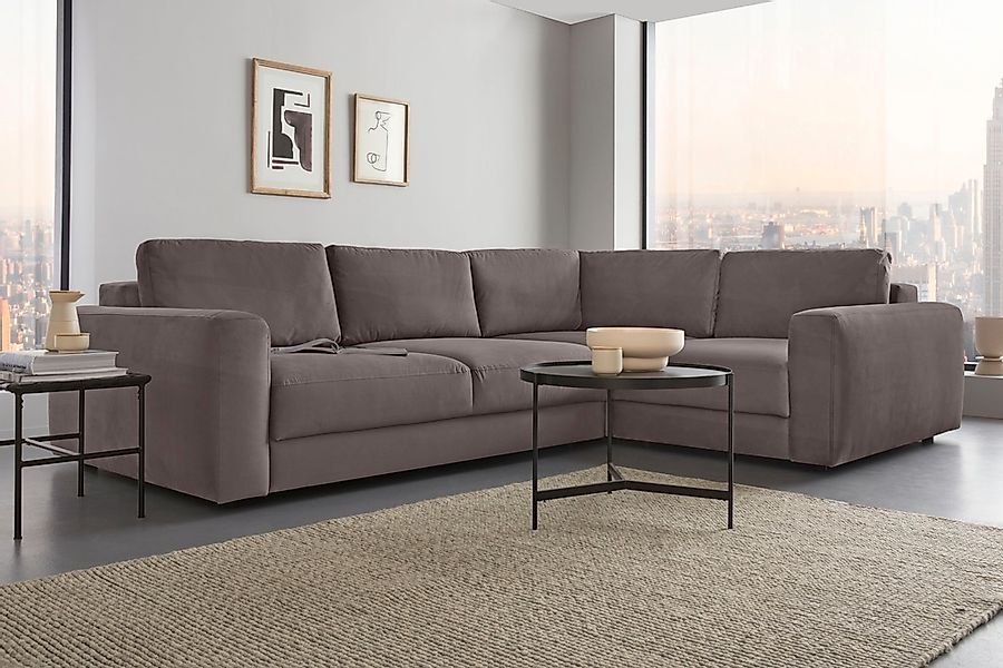 PLACES OF STYLE Ecksofa "Bloomfield, Breite 304cm, Mega Polsterecke mit vie günstig online kaufen