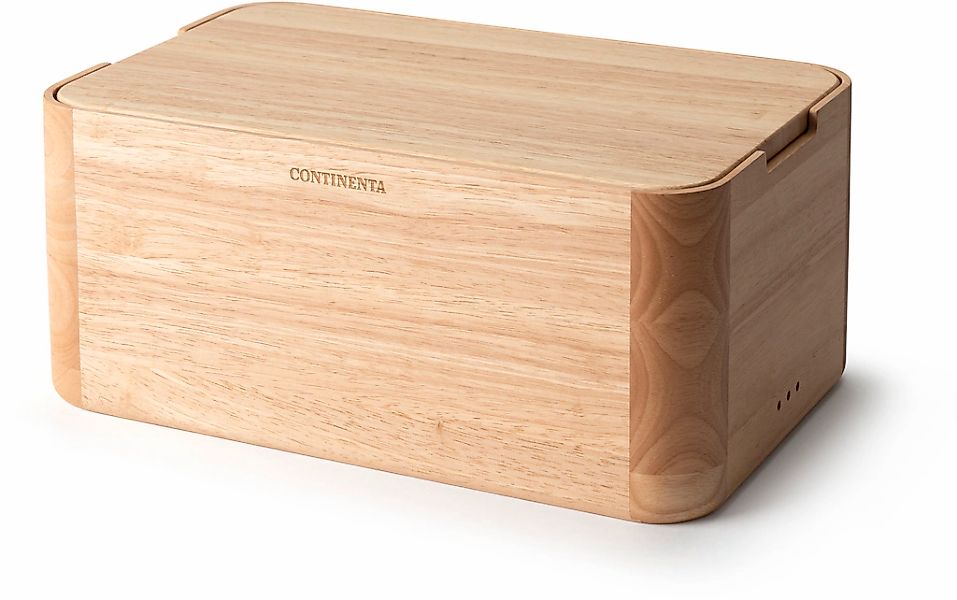 Continenta Brotkasten "mit Deckel, Gummibaum" 2 Stk. tlg. 36x23x16 cm, inte günstig online kaufen