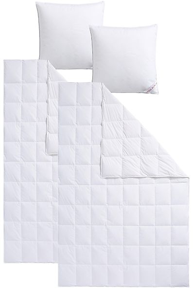 Haeussling Daunenbettdecke + Kopfkissen Swiss Royal, günstig online kaufen