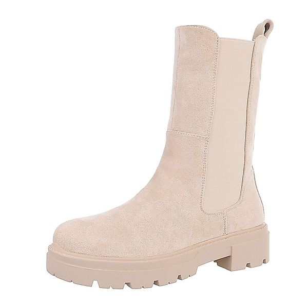 Ital-Design Damen Freizeit Plateaustiefelette (87417761) Blockabsatz günstig online kaufen