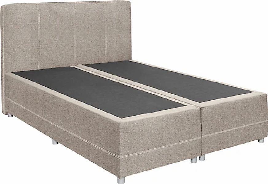 ED EXCITING DESIGN Boxspringbett »Luanda«, wahlweise mit Matratze und Toppe günstig online kaufen