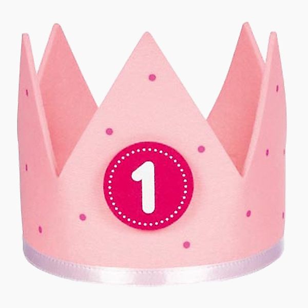goki Geburtstagskerze Geburtstagskrone rosa (packung, 7-tlg), günstig online kaufen