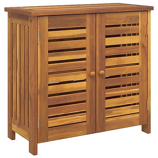 vidaXL Schuhschrank Garten-Schrank mit Tür Braun günstig online kaufen