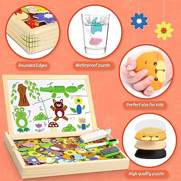 POPOLIC Magnetspiel Spielzeug, Magnettafel Kinder Kinderspielzeug günstig online kaufen