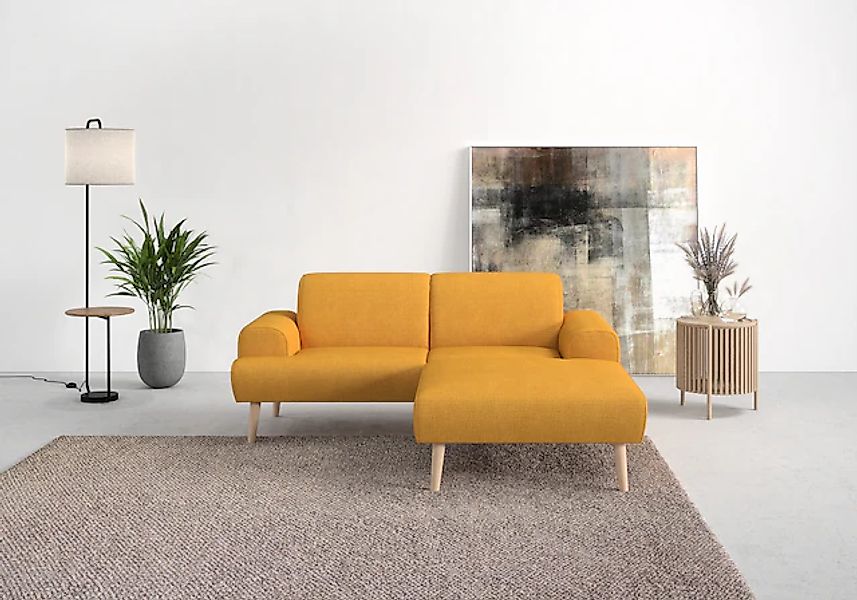 andas Ecksofa »Swift Scandic Design, komfortabler Federkern, Breite 192cm, günstig online kaufen