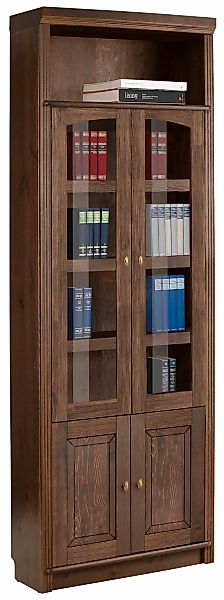 Home affaire Bücherregal "Soeren Vitrine mit 2 Glastüren, Breite/Tiefe: 80/ günstig online kaufen