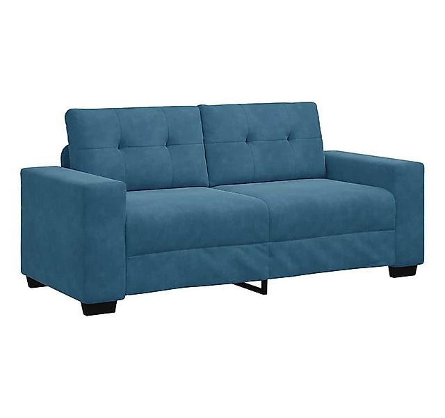 vidaXL Sofa Zweisitzer-Sofa Blau 140 cm Samt günstig online kaufen