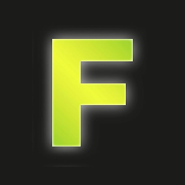 Conacord Klebebuchstabe F Reflektierend 8 cm Gelb günstig online kaufen