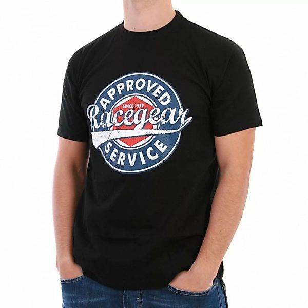 Racegear T-Shirt Men - APPROVED SERVICE - Black günstig online kaufen
