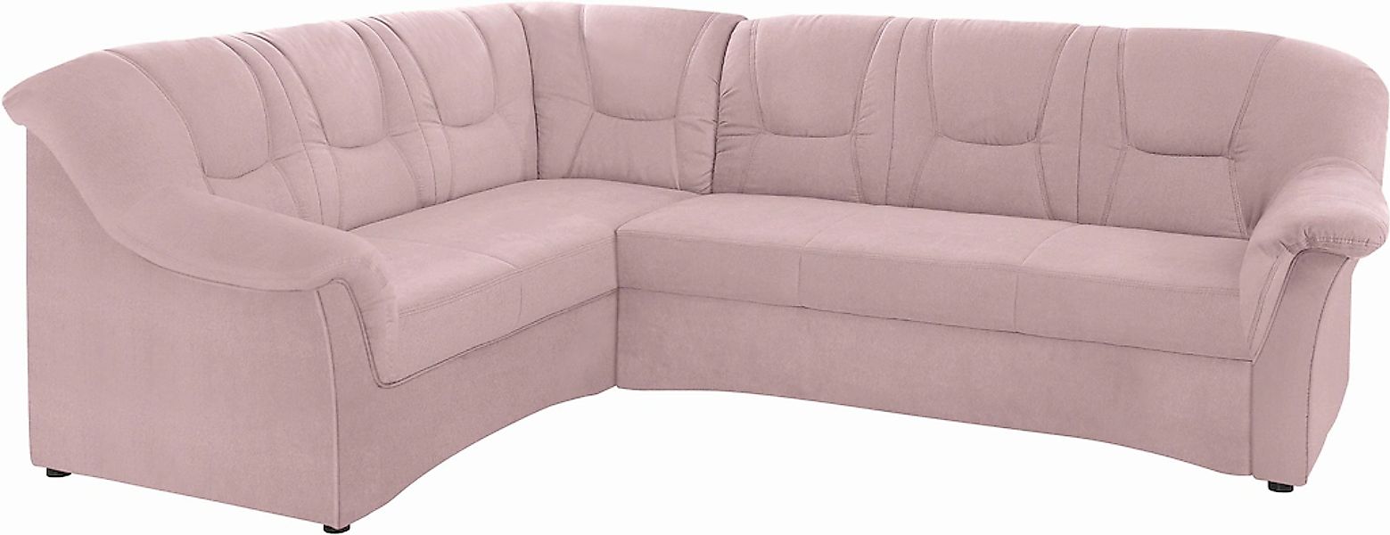DOMO collection Ecksofa "Sarafina zeitlos&bequem, optional mit Federkern, B günstig online kaufen