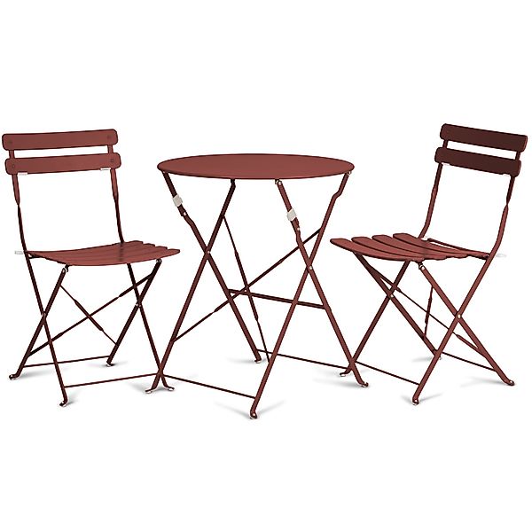 VANAGE Bistrotisch, Bistro Set Balkon, 3 günstig online kaufen