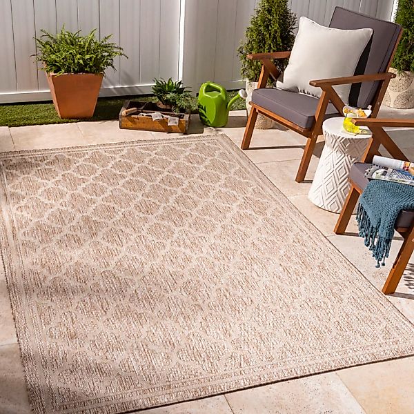 Livabliss Teppich »ORAN«, rechteckig, 4 mm Höhe, Teppich In- /Outdoor Boho günstig online kaufen