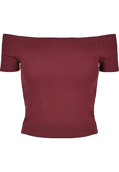 URBAN CLASSICS T-Shirt "Urban Classics Damen Ladies Off Shoulder Rib Tee", günstig online kaufen