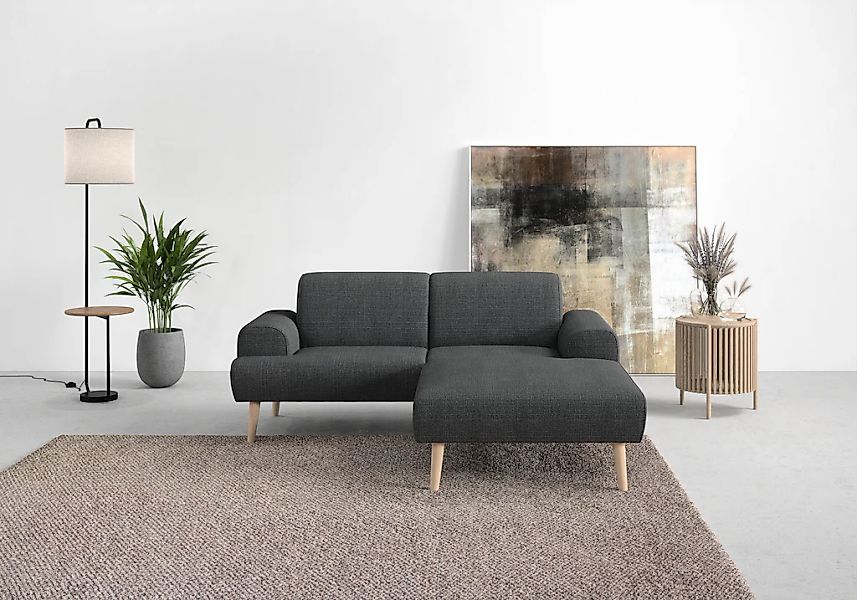 Home affaire Ecksofa "Swift Scandic Design, komfortabler Federkern, Breite günstig online kaufen