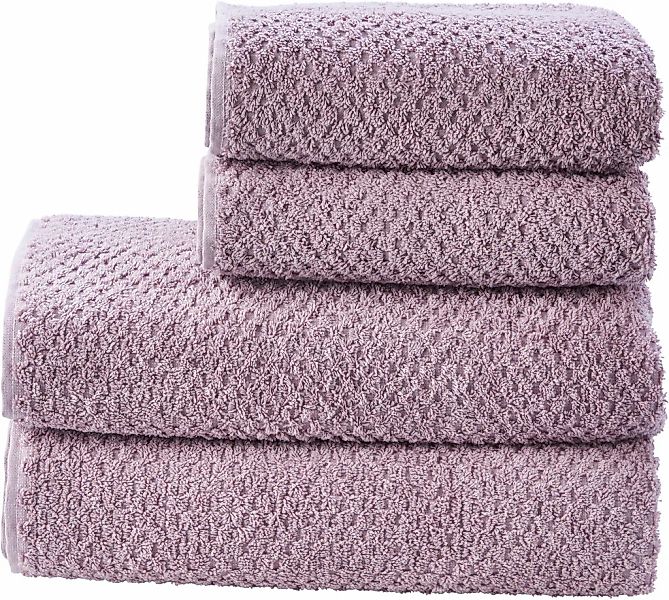 done. Handtuch Set "Provence Honeycomb" in Honigwaben-Optik, mit Fransen günstig online kaufen
