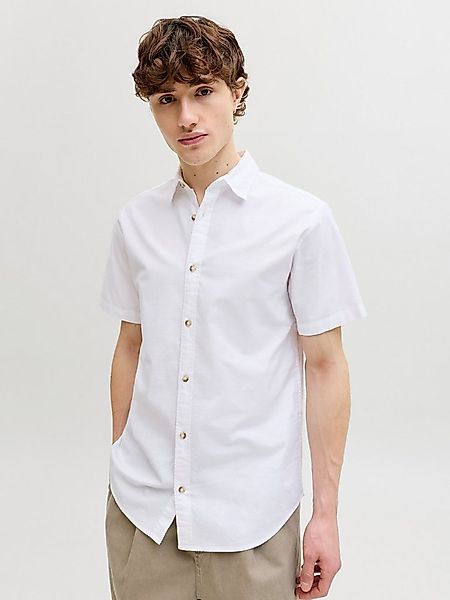 Jack & Jones Kurzarmhemd JJCHAD OXFORD STRIPE SHIRT SS günstig online kaufen