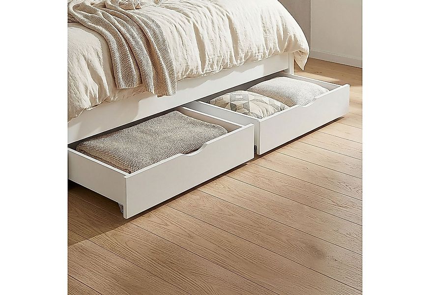 Homestyle4u Bettschubkasten 2x Bettkasten 83x63,5x16 Holz Aufbewahrung Schu günstig online kaufen