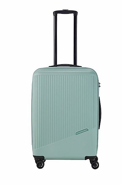 travelite Hartschalen-Trolley Bali, ABS, Doppelrollen, Grün, Blau, Grau günstig online kaufen