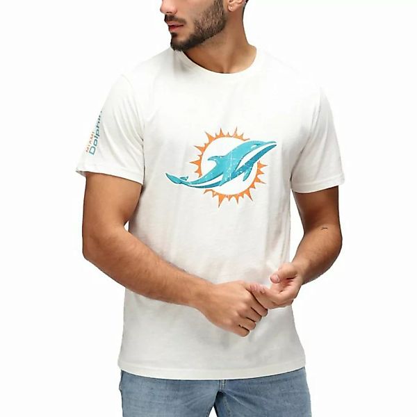 Recovered Print-Shirt Re:Covered NFL Miami Dolphins ecru günstig online kaufen
