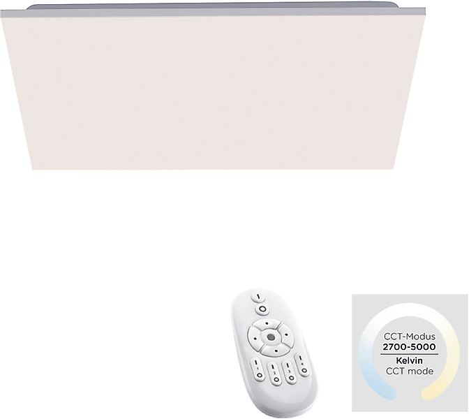 JUST LIGHT LED Deckenleuchte CANVAS, Dimmfunktion, günstig online kaufen