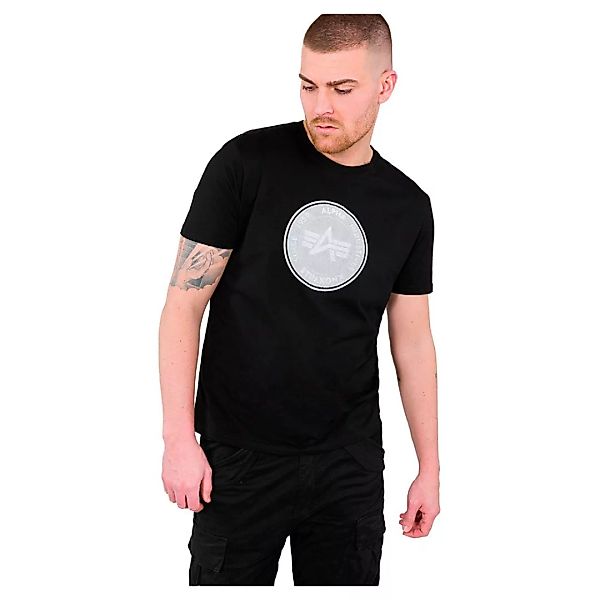 Alpha Industries Hologram Kurzärmeliges T-shirt XL Black günstig online kaufen