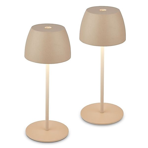 Briloner Leuchten Tischleuchte 2x LED Akku günstig online kaufen