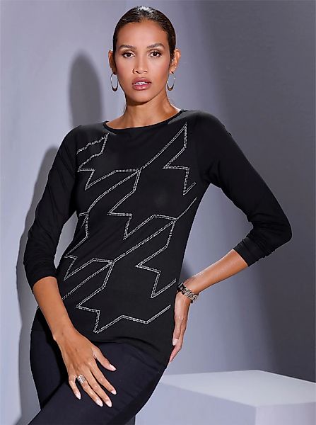 creation L Langarmshirt "Shirt" 1 Stk. tlg. günstig online kaufen