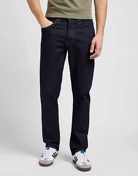 Lee Herren Jeans Brooklyn Straight - Regular Fit - Blau - Rinse günstig online kaufen