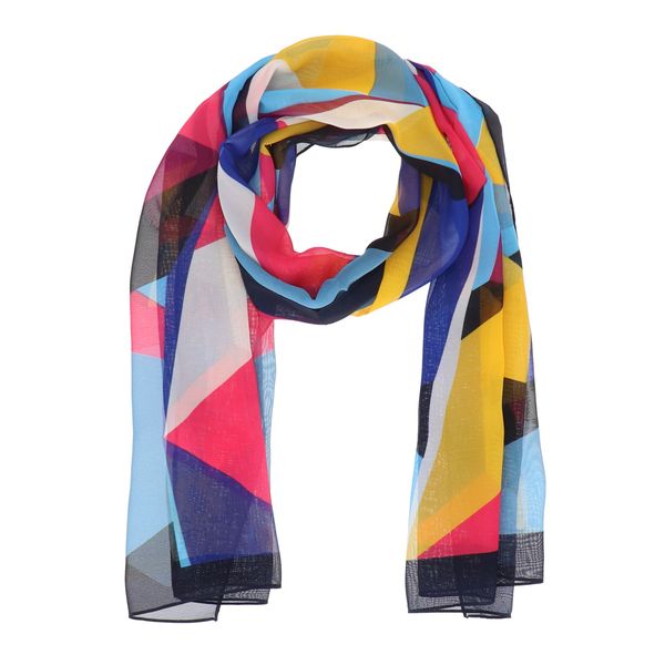 halsüberkopf Accessoires Modeschal Chiffon Geometric, Druckschal günstig online kaufen